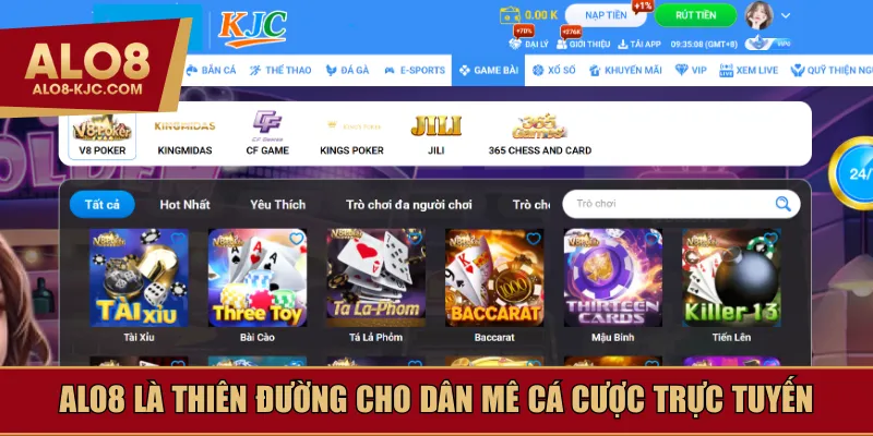 Alo8 là thiên đường cho dân mê cá cược trực tuyến