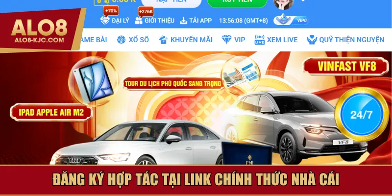Đăng ký hợp tác tại link chính thức nhà cái
