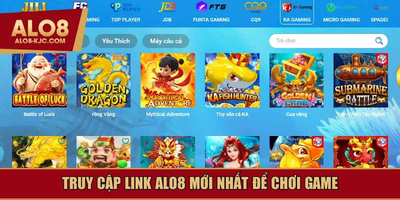 Truy cập link Alo8 mới nhất để chơi game